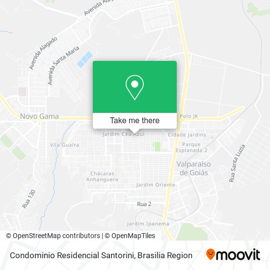 Condominio Residencial Santorini map