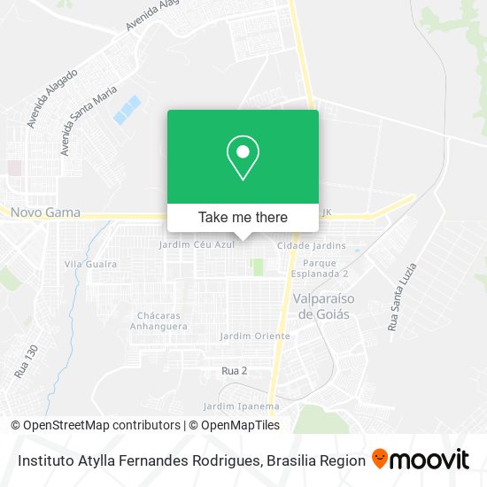 Instituto Atylla Fernandes Rodrigues map