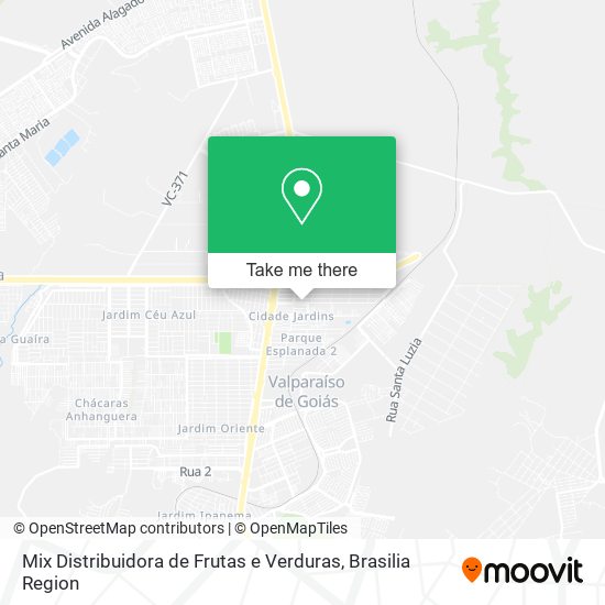 Mix Distribuidora de Frutas e Verduras map