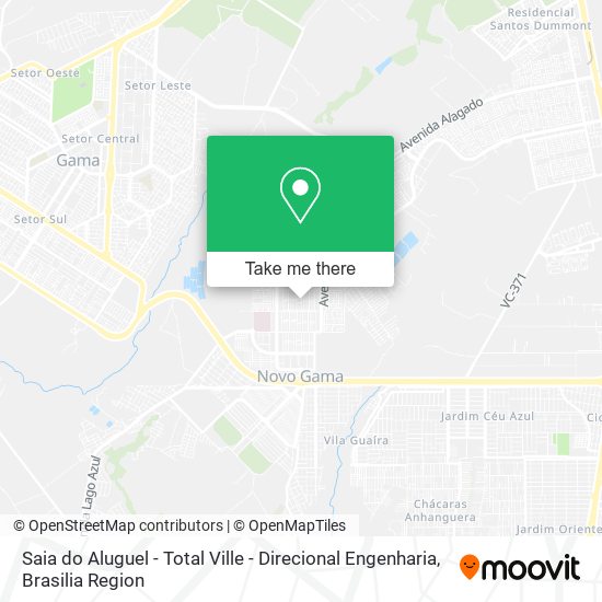 Saia do Aluguel - Total Ville - Direcional Engenharia map