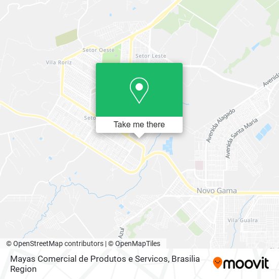 Mayas Comercial de Produtos e Servicos map