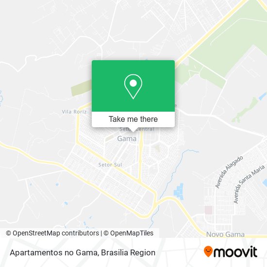 Apartamentos no Gama map