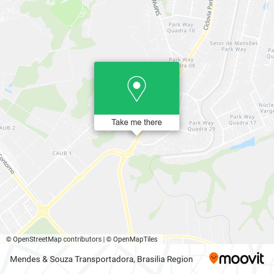Mendes & Souza Transportadora map