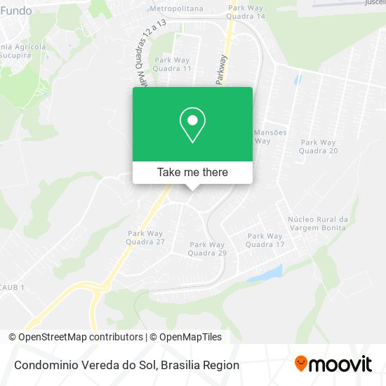 Condominio Vereda do Sol map