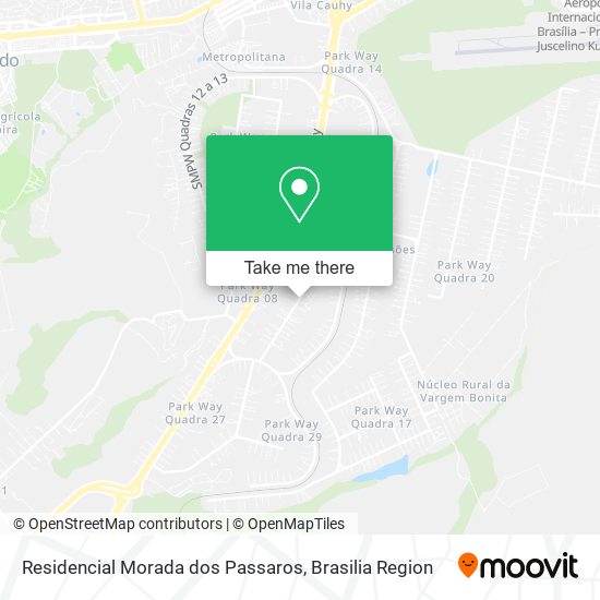 Residencial Morada dos Passaros map
