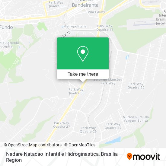 Nadare Natacao Infantil e Hidroginastica map