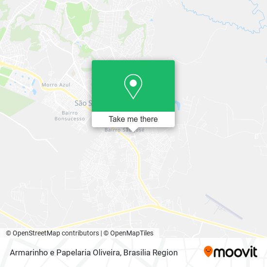 Armarinho e Papelaria Oliveira map