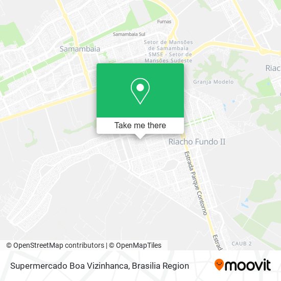 Mapa Supermercado Boa Vizinhanca