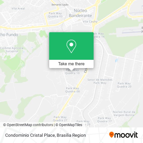 Condominio Cristal Place map