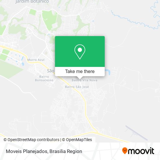 Mapa Moveis Planejados