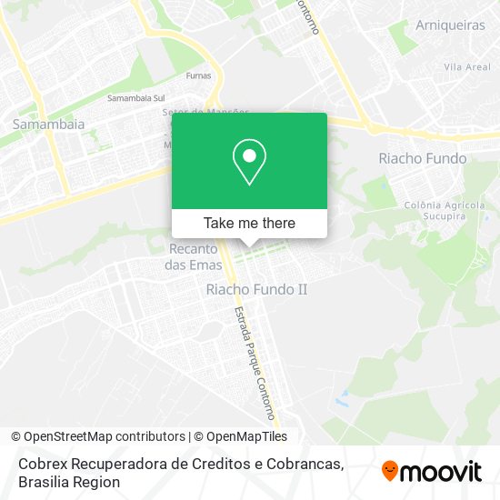 Cobrex Recuperadora de Creditos e Cobrancas map