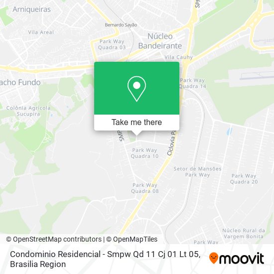 Condominio Residencial - Smpw Qd 11 Cj 01 Lt 05 map