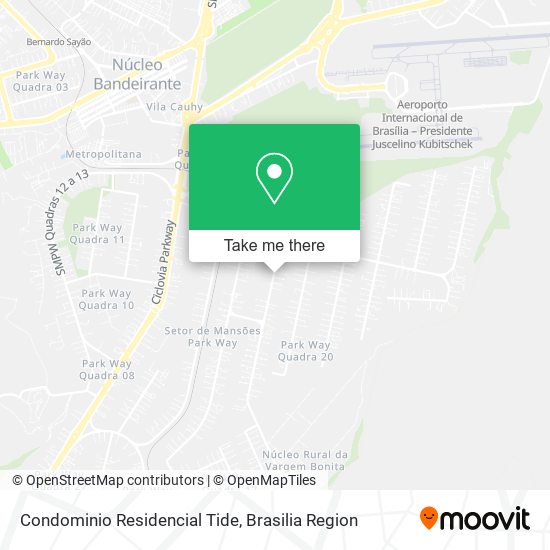 Condominio Residencial Tide map