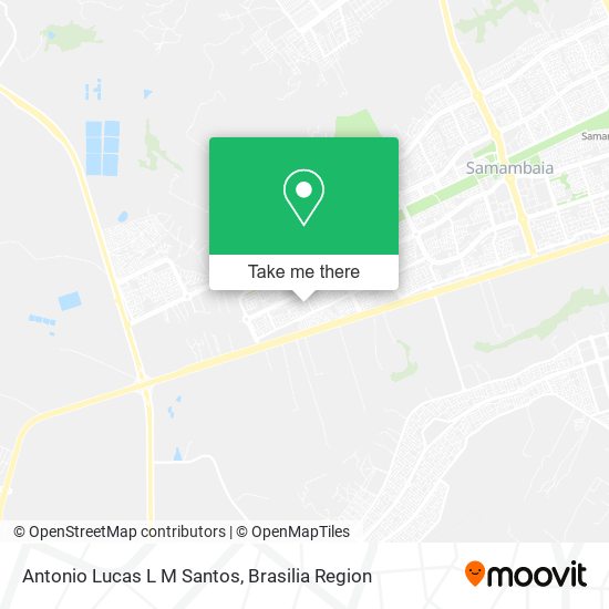 Antonio Lucas L M Santos map