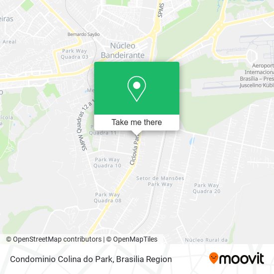 Condominio Colina do Park map
