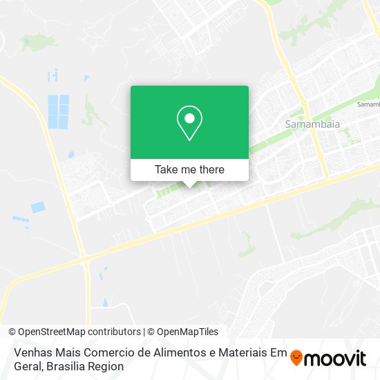 Venhas Mais Comercio de Alimentos e Materiais Em Geral map