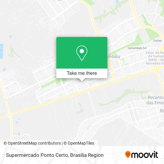Supermercado Ponto Certo map
