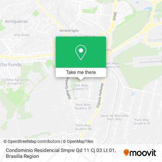 Condominio Residencial Smpw Qd 11 Cj 03 Lt 01 map