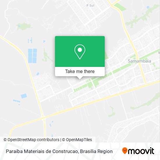Paraiba Materiais de Construcao map