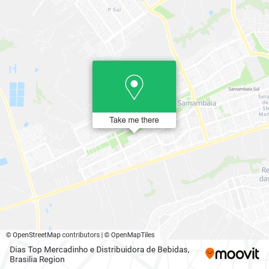 Mapa Dias Top Mercadinho e Distribuidora de Bebidas