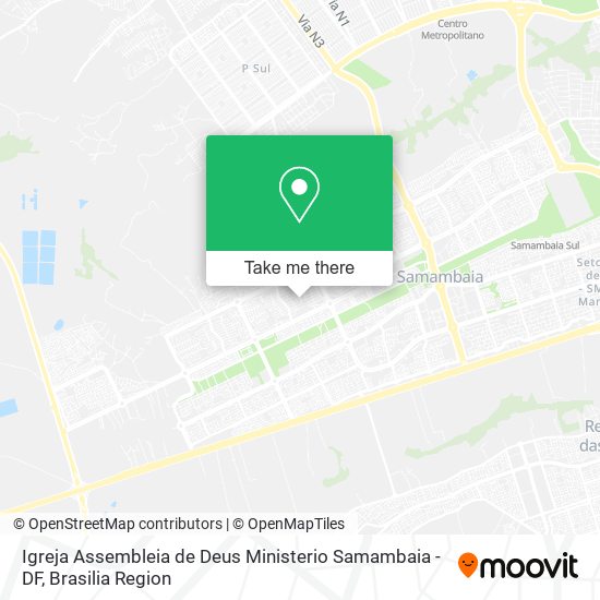 Igreja Assembleia de Deus Ministerio Samambaia - DF map