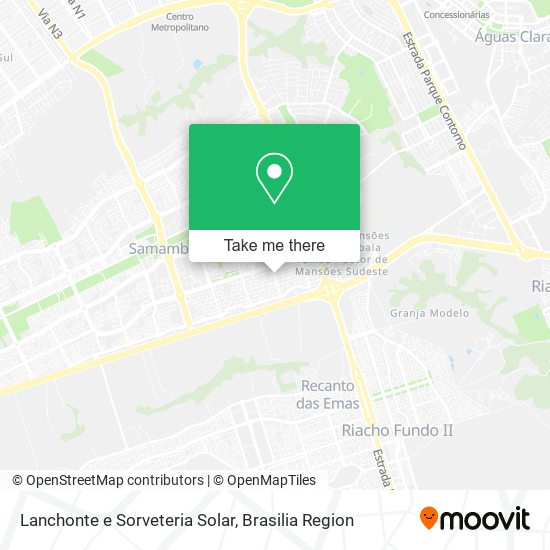 Lanchonte e Sorveteria Solar map