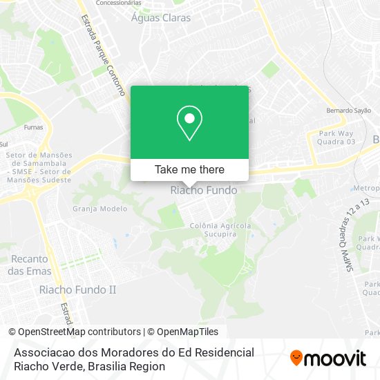 Associacao dos Moradores do Ed Residencial Riacho Verde map