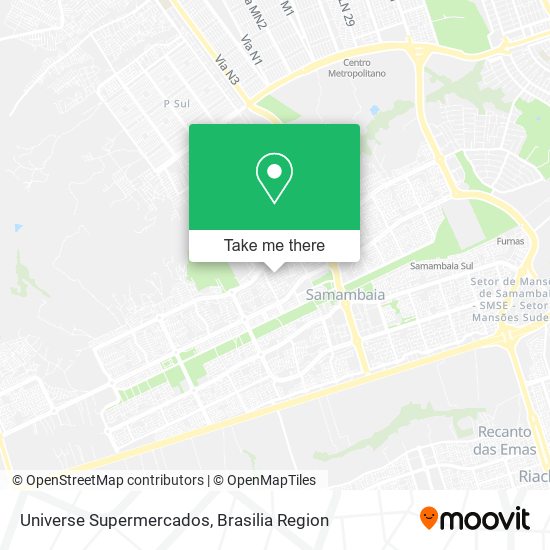 Universe Supermercados map