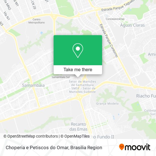 Choperia e Petiscos do Omar map