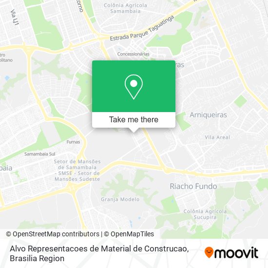 Alvo Representacoes de Material de Construcao map