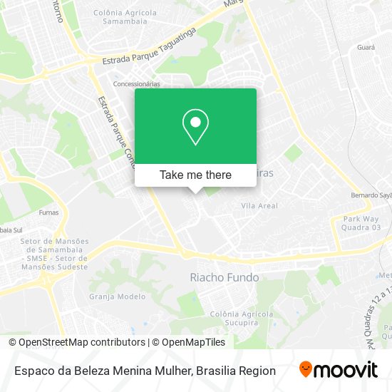 Espaco da Beleza Menina Mulher map
