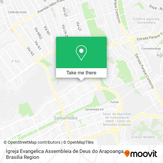 Igreja Evangelica Assembleia de Deus do Arapoanga map