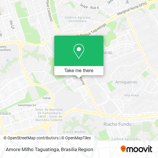 Amore Milho Taguatinga map