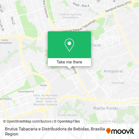 Brutus Tabacaria e Distribuidora de Bebidas map