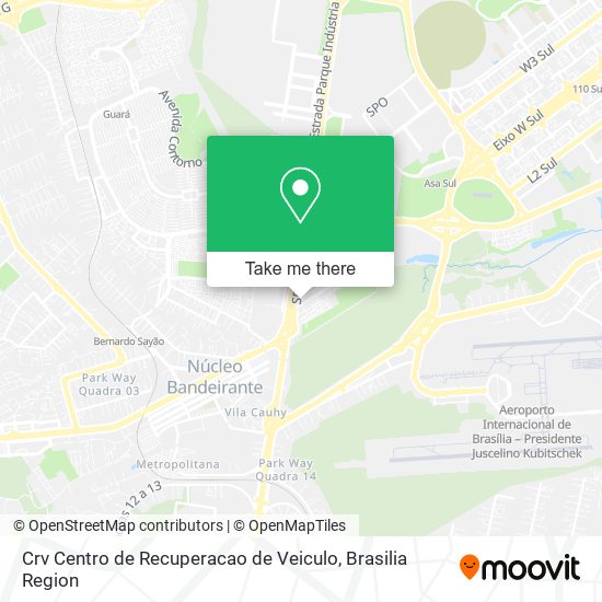 Crv Centro de Recuperacao de Veiculo map