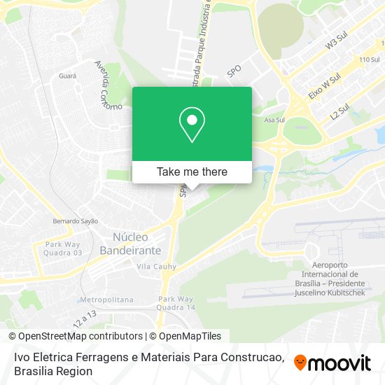 Ivo Eletrica Ferragens e Materiais Para Construcao map