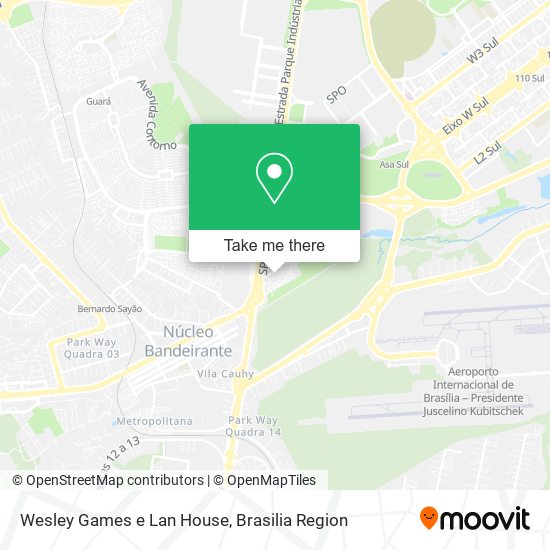 Wesley Games e Lan House map