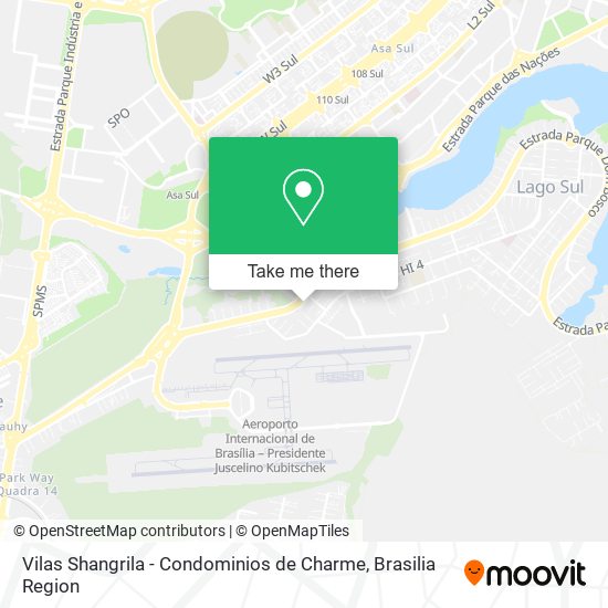 Vilas Shangrila - Condominios de Charme map