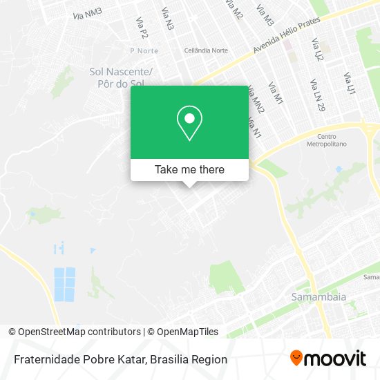 Fraternidade Pobre Katar map