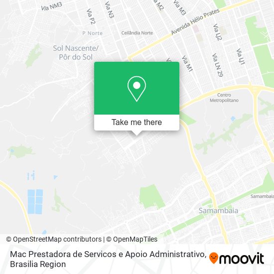 Mac Prestadora de Servicos e Apoio Administrativo map
