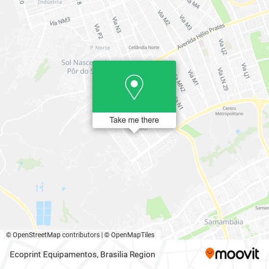 Ecoprint Equipamentos map
