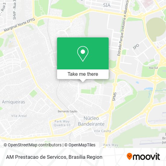 AM Prestacao de Servicos map