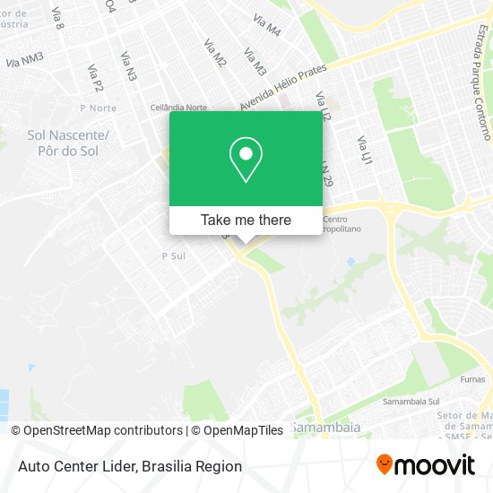 Auto Center Lider map