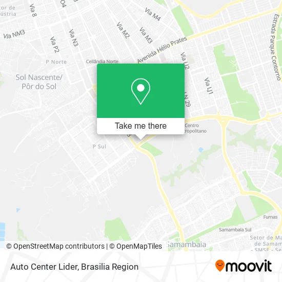 Auto Center Lider map