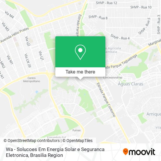 Wa - Solucoes Em Energia Solar e Seguranca Eletronica map