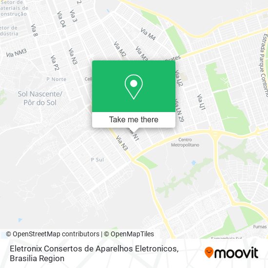 Eletronix Consertos de Aparelhos Eletronicos map
