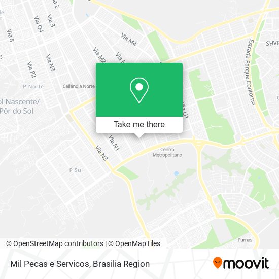 Mil Pecas e Servicos map