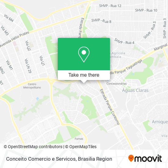 Conceito Comercio e Servicos map