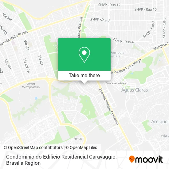 Condominio do Edificio Residencial Caravaggio map