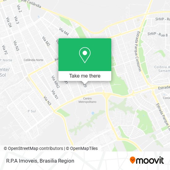 R.P.A Imoveis map